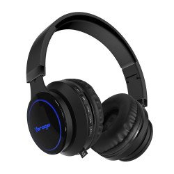 Diadema Vorago HPB-201-LED - Diadema, Negro, Bluetooth