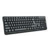 Teclado Alámbrico Vorago - KB-102 USB, Alámbrico, Universal, teclas FN Multimedia, Negro.