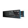 Teclado Alámbrico Vorago - KB-102 USB, Alámbrico, Universal, teclas FN Multimedia, Negro.
