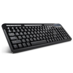 Teclado Vorago KB-202 - USB, Alámbrico, Negro