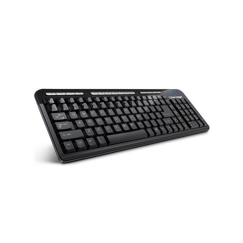 Teclado Vorago KB-202 - USB, Alámbrico, Negro