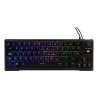 Teclado Vorago Start The Game KB-506 Tkl Factor 65 - RGB, Rueda Multimedia, Alámbrico, Anti Ghosting, Usb Negro