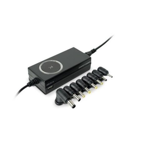 Adaptador de corriente universal Perfect Choice c, puntas intercambiables c, puerto USB
