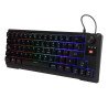 Teclado Vorago Start The Game KB-506 Tkl Factor 65 - RGB, Rueda Multimedia, Alámbrico, Anti Ghosting, Usb Negro