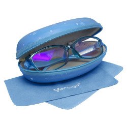 Lentes para PC / Tablet Vorago KG-200-BL - Kids, anti blue light, Estuche, Azul