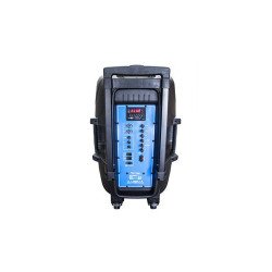 Bocina Bafle Vorago KSP-500 - 100 W, Negro, Bluetooth