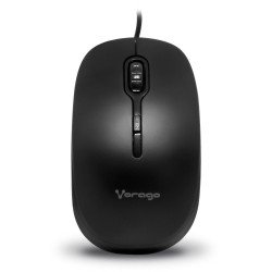 Mouse Alámbrico Vorago MO-100 - Negro, Alámbrico, Óptico, 1200 DPI