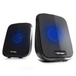 Bocinas Vorago SPK-107 - Bocina USB, 3 W, Alámbrico, USB/3.5 mm, Negro