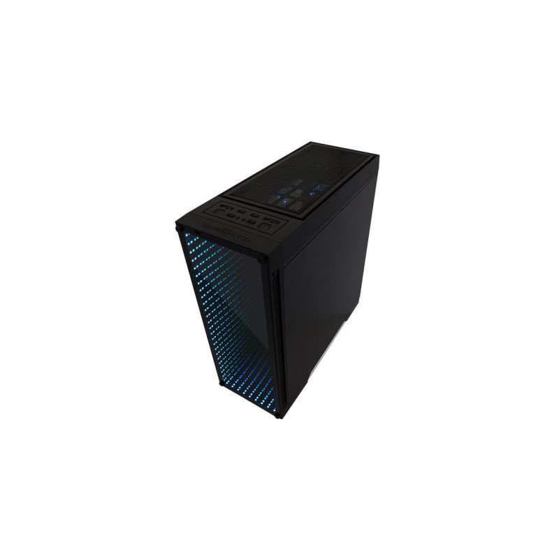 Gabinete Gaming Game Factor CSG601 - Torre, PC, ATX, Negro