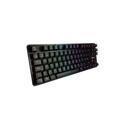 Teclado Mecánico Vorago KBG500-BL - Alámbrico, Español, Negro, RGB