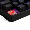 Teclado Mecánico 60  Game Factor KBG560-RD - RGB, Teclas Extras Red Intercambiables, Red Switch, Usb Rojo