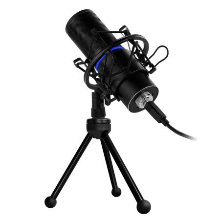 Microfono Game Factor MCG700 - Alámbrico, Negro