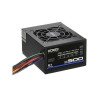 Fuente de poder Acteck micro ATX 500 w 20+4 pines 2 sata2 molex ventilador 80mm para gabinete Slim modelo S-500