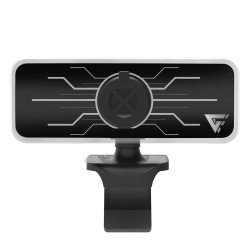 Cámara web Webcam Game Factor WG400 - 1080p, USB, Negro, Micrófono Int