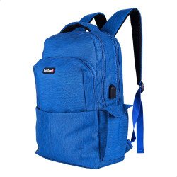 Backpack TechZone TZ21LBP10 - 15.6 pulgadas, Mochila, Azul