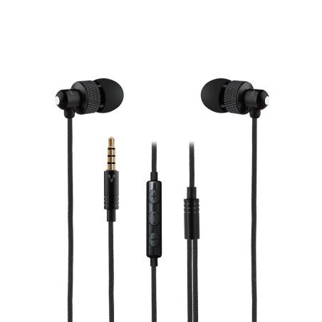 Audífonos Vorago EP-304 - Audífonos, 3.5 mm, Control de Volumen, Negro