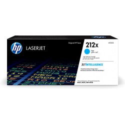 Cartucho de tóner original cian HP LaserJet 212X, alto rendimiento
