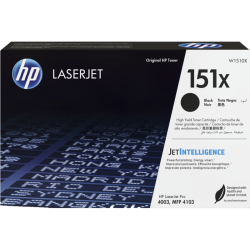 Cartucho de tóner negro HP LaserJet 151X, para impresoras HP LaserJet Pro 4003, MFP 4103