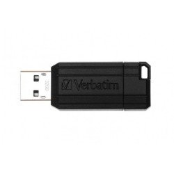 Memoria flash USB 32 GB Verbatim PinStripe, USB tipo A 2.0, Negro
