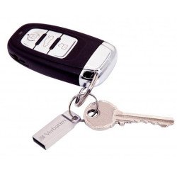 Memoria flash USB Metal Executive de 16 GB. Color Plateado.