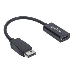 Cable adaptador HDMI tipo A (Estándar), DisplayPort. Manhattan 151634,