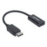 Cable adaptador HDMI tipo A (Estándar), DisplayPort. Manhattan 151634,