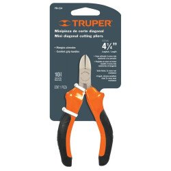 Truper. Minipinza de corte diagonal, de 4 ¼.