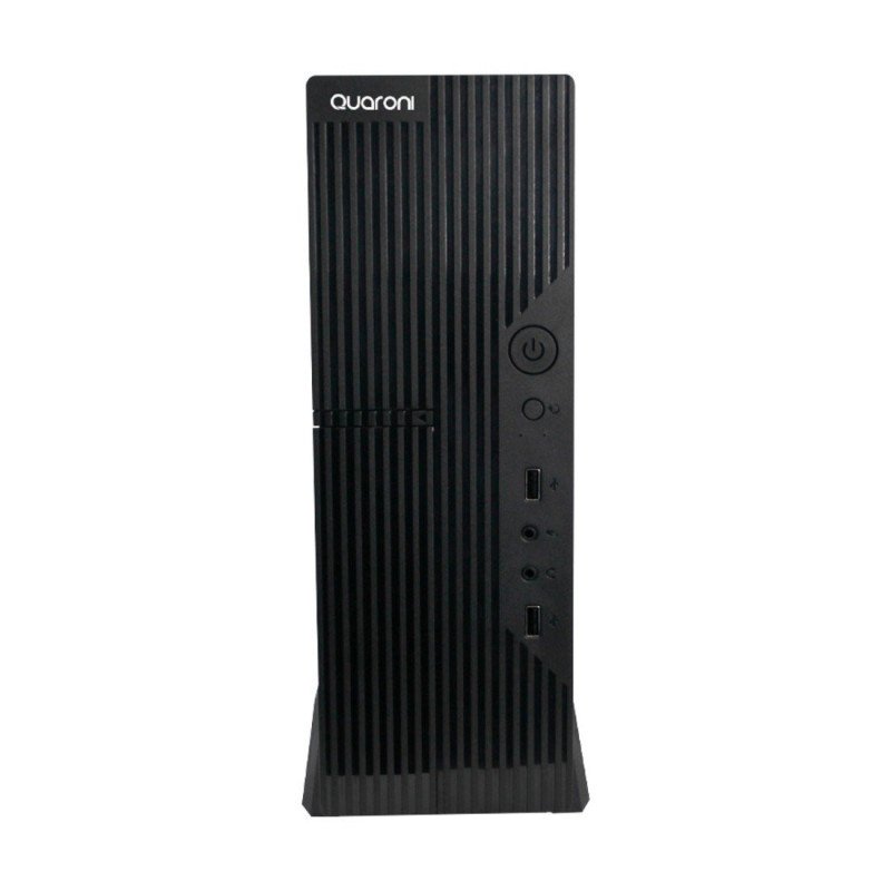 Gabinete Slim Quaroni, micro ATX, mini ITX, fuente de poder 500w, colo