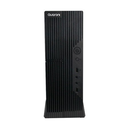 Gabinete Slim Quaroni, micro ATX, mini ITX, fuente de poder 500w, colo