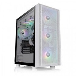 Gabinete  THERMALTAKE H570 TG Snow Mid Tower - Mid-Torre, Gabinete, Mi