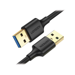 Cable USB-A 3.0 a USB-A 3.0, 1 Metro, Macho a Macho, Conector Niquelado, Núcleo de Cobre Estañado, Blindaje Múltiple, Velocidad