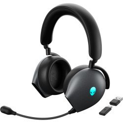 Audífonos Alienware AW920H, Inalámbrico y alámbrico, para jugador, 20 - 40000 Hz, 300 g, Gris