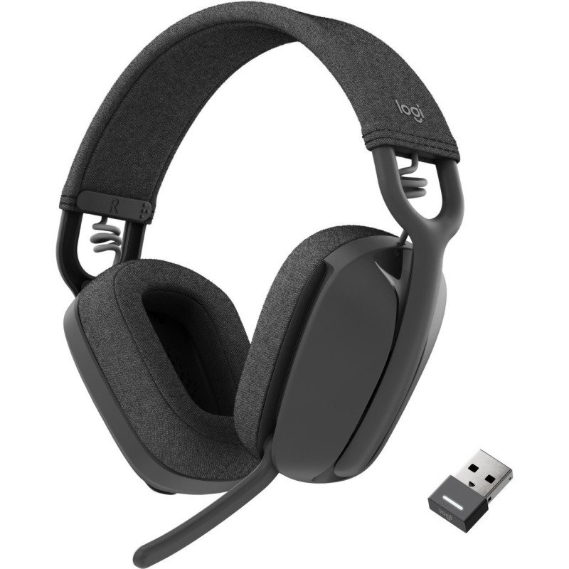 Audífonos Logitech Zone Vibe 125, Inalámbrico, Llamadas/Música, 185 g, Auriculares, Grafito