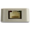 Adaptador de Red Ethernet USB-C con Puerto USB A - NIC Ethernet RJ45. USB Tipo C USB 3.0/USB 3.1 Blanco