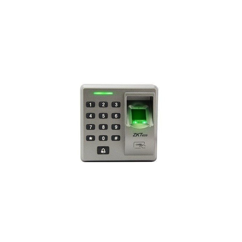 Lectora de huellas ZKTeco and tarjetas id para interiores, comunicación RS485, teclado integrado para uso de password