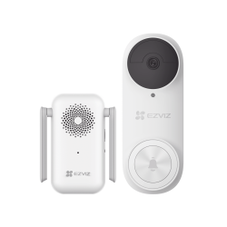 Timbre con Cámara Wi-Fi (Doorbell) de Batería Recargable, Libre de Cables, Uso Exterior Con Protección (IP65), Cámara 3 Megapíxe
