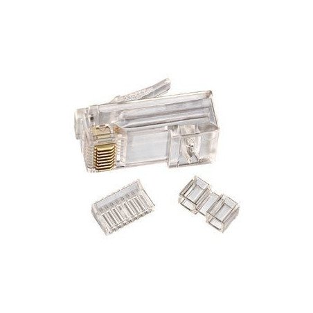 Conector RJ-45, Cat. 6. Paquete con 100 piezas.
