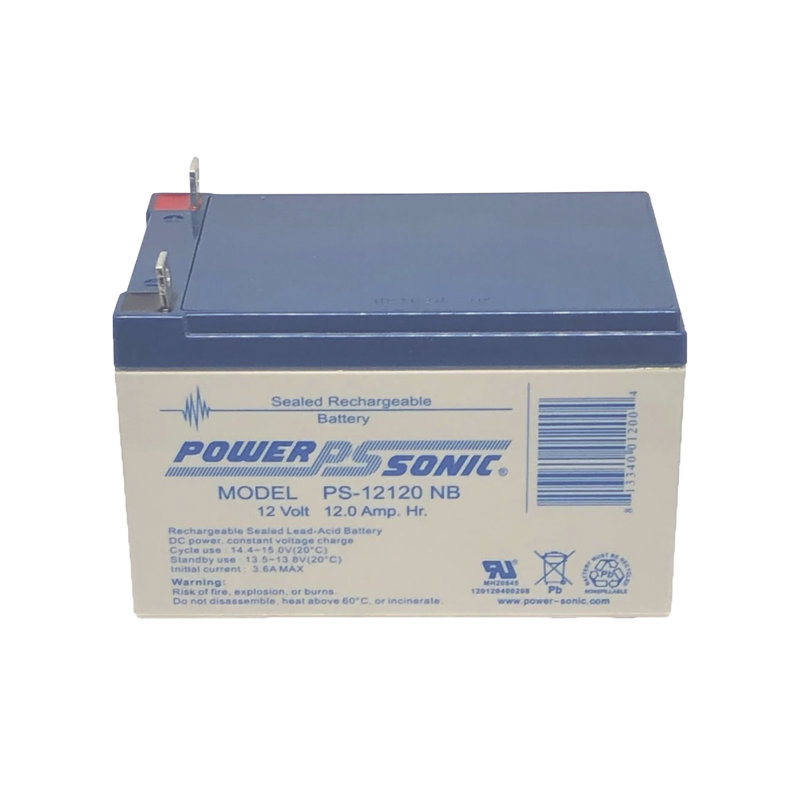 Batería de Respaldo UL de 12V 12AH, Ideal para Sistemas de Detección d