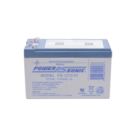 Batería de Respaldo UL de 12V 7AH, Ideal para Sistemas de Detección de Incendio, Control de Acceso, Intrusión, Videovigilancia,