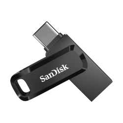 Memoria SanDisk ultra dual Drive Go USB 256 GB tipo-c, USB 3.1 velocidad de lectura 150 Mb/s color negro