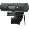 Cámara web Logitech Brio 500 grafito FHD 1080 a 30 FPS auto enfoque, micrófono IA USB-c Win/ MacOS
