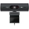 Cámara web Logitech Brio 500 grafito FHD 1080 a 30 FPS auto enfoque, micrófono IA USB-c Win/ MacOS