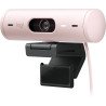 Cámara web Logitech Brio 500 rosa FHD 1080 a 30 FPS auto enfoque, micr