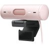 Cámara web Logitech Brio 500 rosa FHD 1080 a 30 FPS auto enfoque, micr