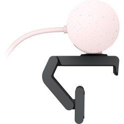 Cámara web Logitech Brio 500 rosa FHD 1080 a 30 FPS auto enfoque, micr