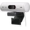 Cámara web Logitech Brio 500 blanco FHD 1080 a 30 FPS auto enfoque, micrófono IA USB-C Win/MacOS