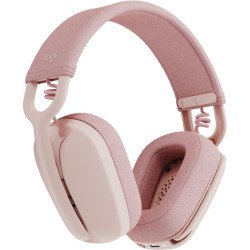 Audífonos con micrófono tipo diadema Zone Vibe 100 Wireless rosa bluetooth, USB-C, recargables, control de audio integrado