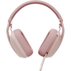 Audífonos con micrófono tipo diadema Zone Vibe 100 Wireless rosa bluetooth, USB-C, recargables, control de audio integrado