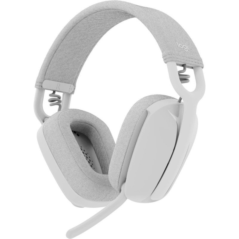 Audífonos Logitech Zone Vibe 100, Inalámbrico, Llamadas/Música, 185 g, Blanco
