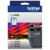 Cartucho de tinta negra Brother LC402BK, rendimiento aprox. de 550 pág